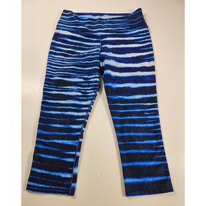 Nike dri fit one legend pant size M Medium Capri blue swift EUC